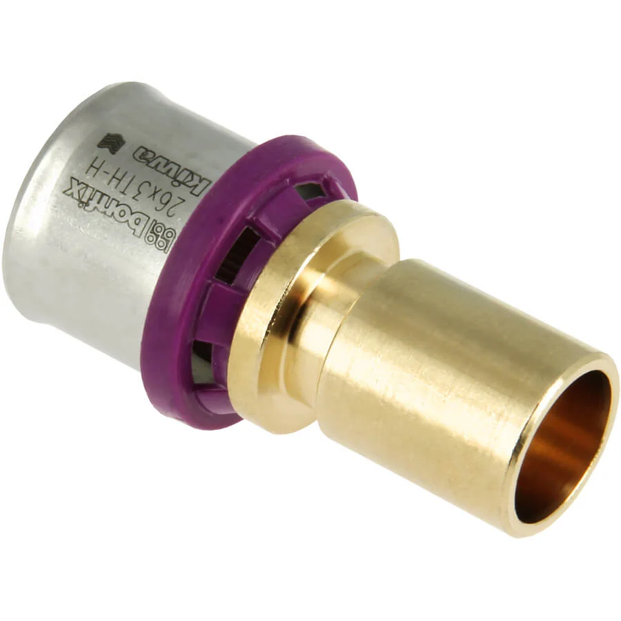 BONFIX 2004320 - Push fit reducer push x alu press (26 x 22)