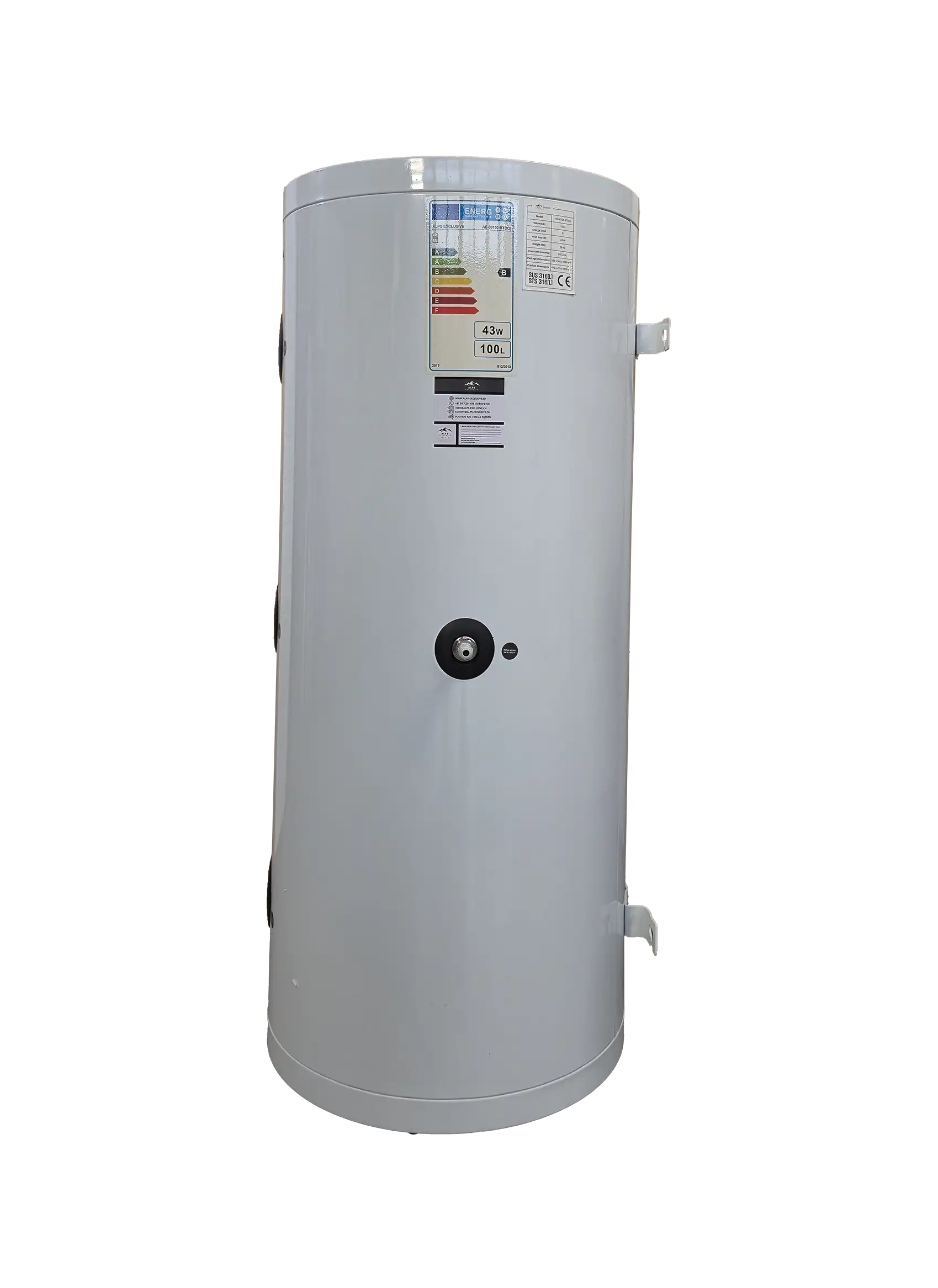 ALPS EXCLUSIVE AE-00100-BT(V2) - Stainless Steel Buffer Tank 100L