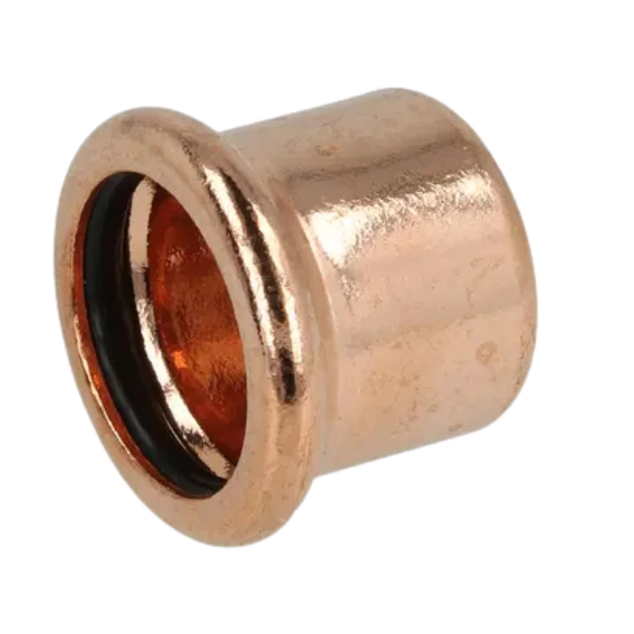 OEG 802009228 - Copper press fitting M-profile cap (15 mm)