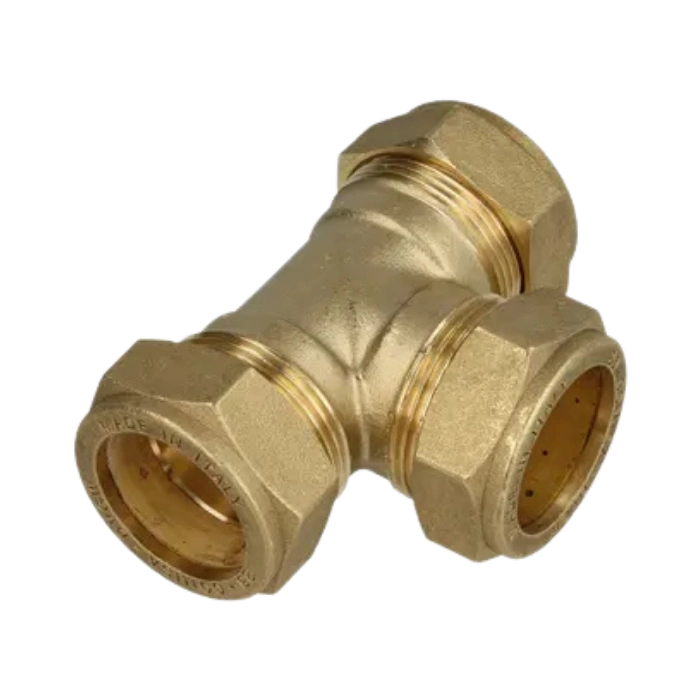 OEG compression fitting T-piece 15 mm