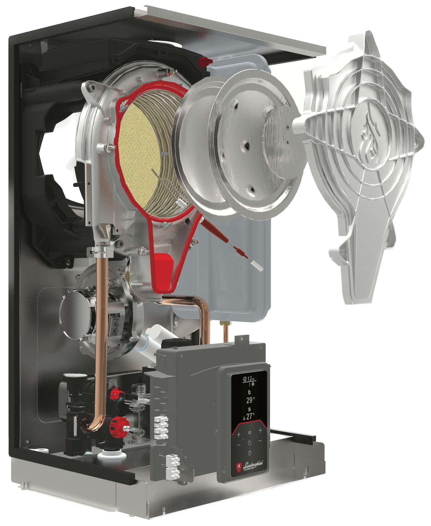 Lamborghini Caloreclima Alhena RRT Tech 28C – HR combi boiler (3.4 – 24.0 kW CW4)
