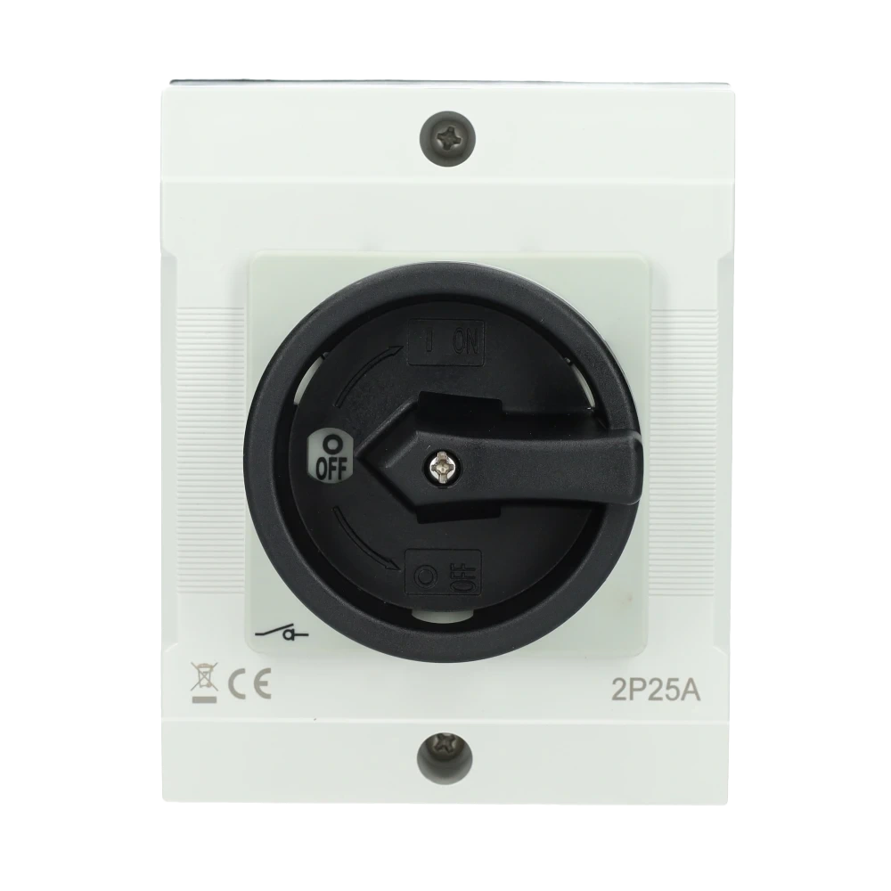 85013002 - EMAT - Maintenance switch black (2P 25A)
