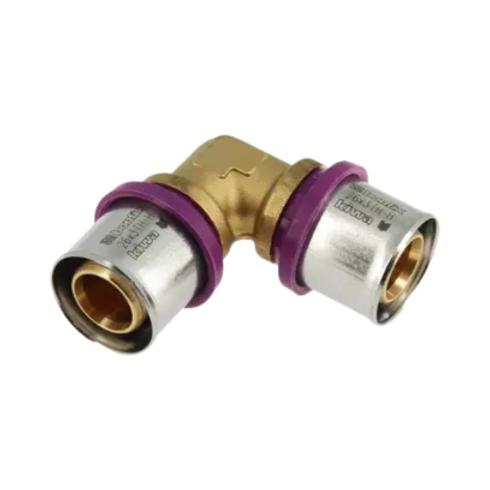 BONFIX 2000925 - Brass Press Elbow 90° (26 x 26 mm)