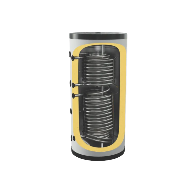 Eldom BCWS2 500K80 - Buffer tank with tap water coil and 2 heat exchangers (500L)