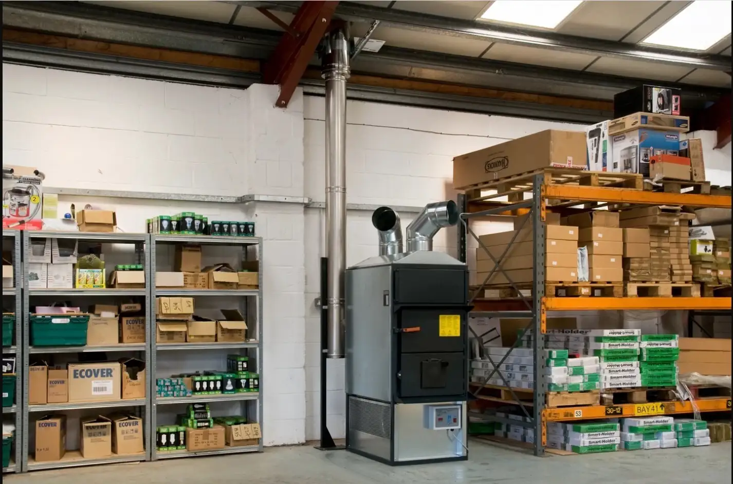 Fabbri F 240 - Warm Air Wood Boiler (240 kW)