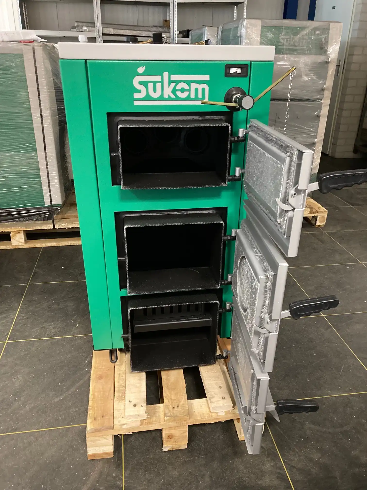 Sukom R80 - Wood boiler (80 kW)