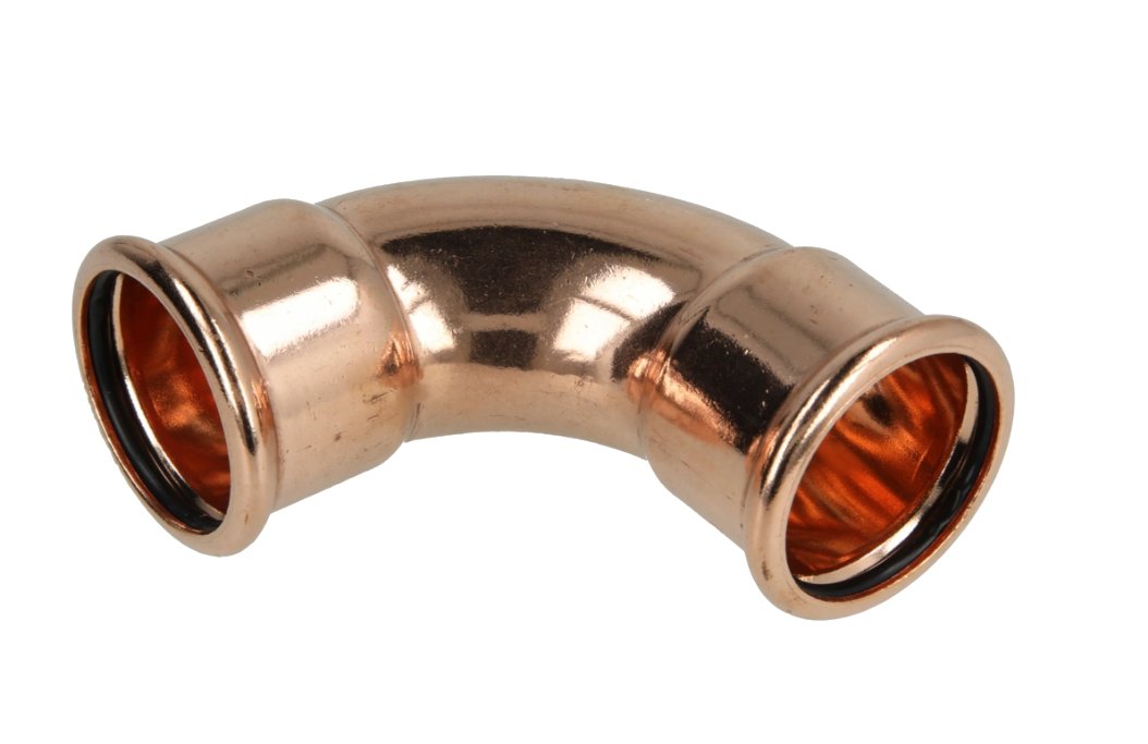 OEG 802009022 - Copper press elbow 90° M-profile (22 mm)