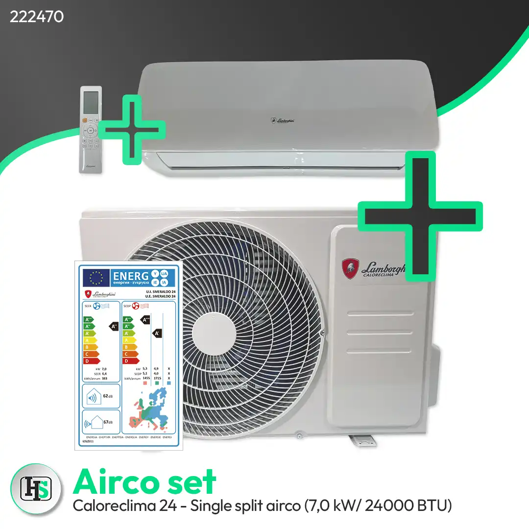 Lamborghini Caloreclima 24 - Single split wall-mounted air conditioner (7.0 kW / 24000 BTU)