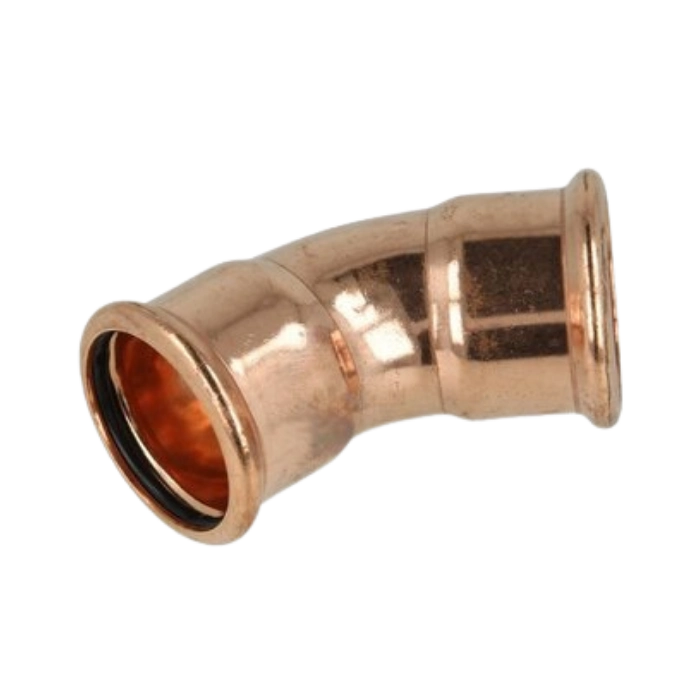 OEG 802009050 - Copper press fitting M-profile 45° elbow (15 mm)