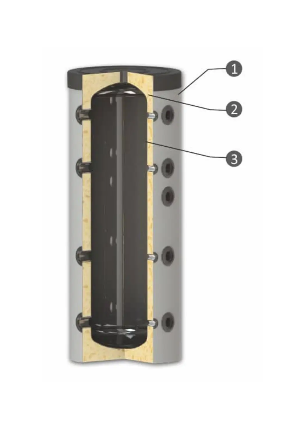 BURNiT PS 500 - Buffer tank (500L)