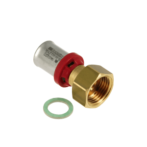 BONFIX 2002010 - Brass Press Coupling Straight (16 x G 3/4