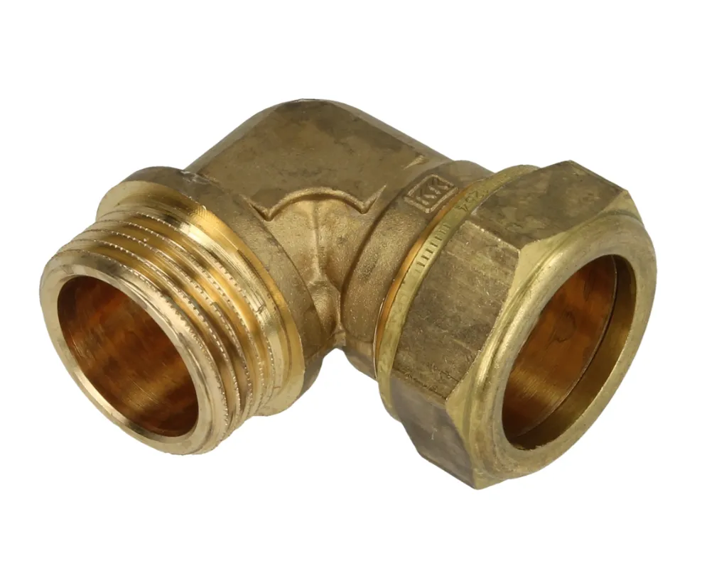 OEG 802016214 - Brass compression elbow 90° (22 mm x G 1