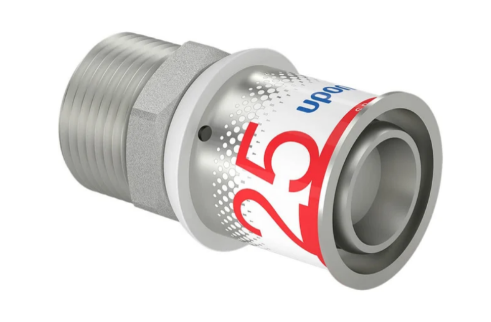 Uponor press fitting reducer U-Contour 25 mm x G 3/4