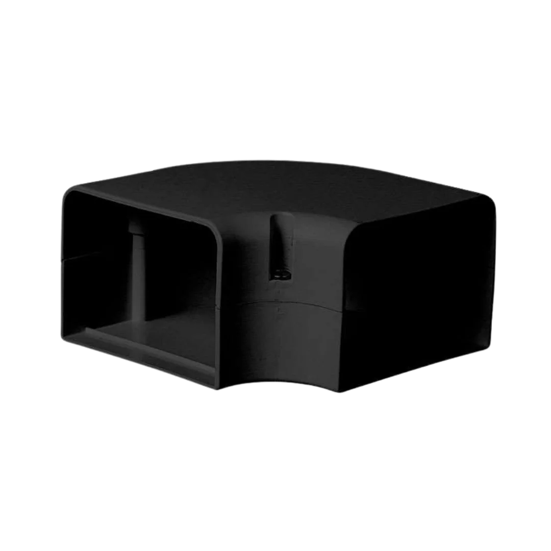 SpeediDuct Flat Elbow 90° - 70 mm (Black)
