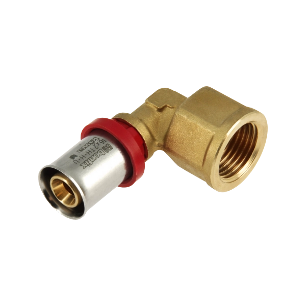 BONFIX 2001105 - Brass Press Elbow 90° (16 x G 1/2