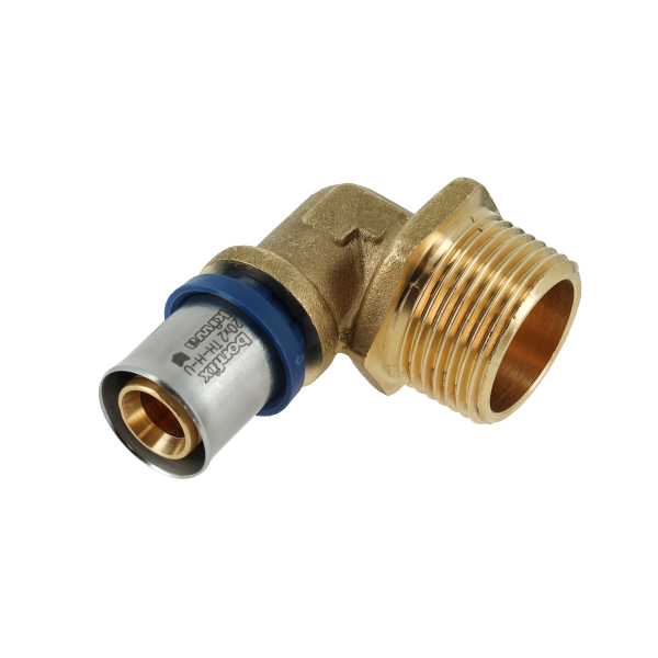 BONFIX 2001037 - Brass Press Elbow 90° (20 x G 1