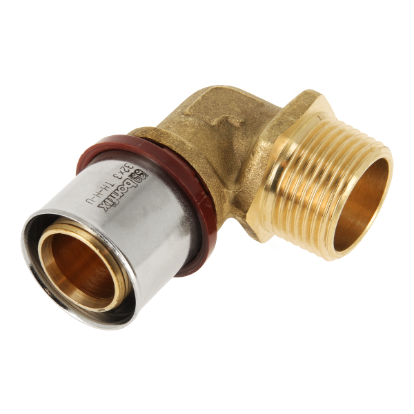 BONFIX 2001040 - Brass Press Elbow 90° (32 x G 1