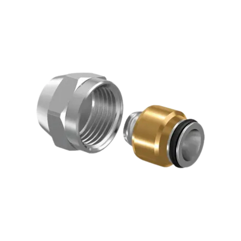 Uponor brass coupling 16 mm x G 1/2