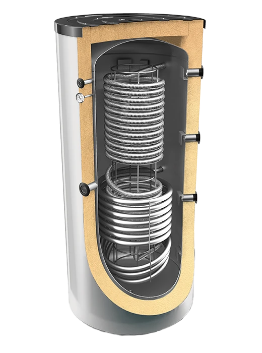 Tesy V11S50075HYG5.0C - Hygienic Cylinder with 1 Heat Exchanger & Stainless Steel Coil (500 L)