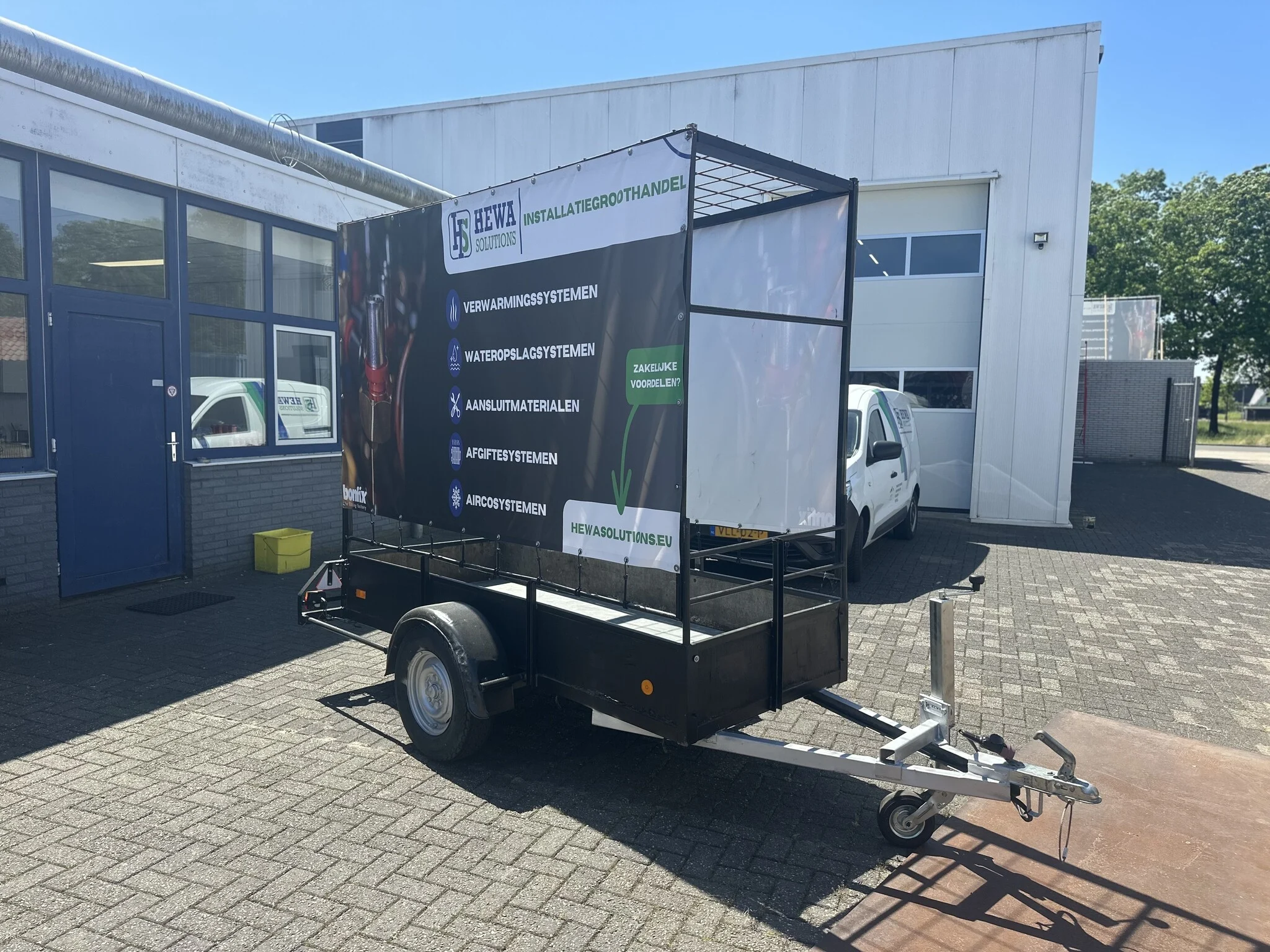 Hewa trailer at the Hewa location in Rijssen